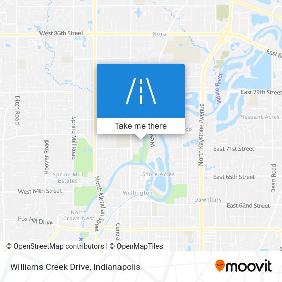 Williams Creek Drive map
