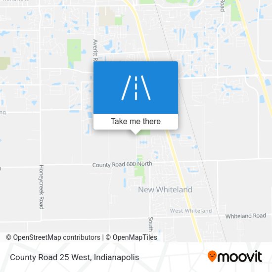 Mapa de County Road 25 West