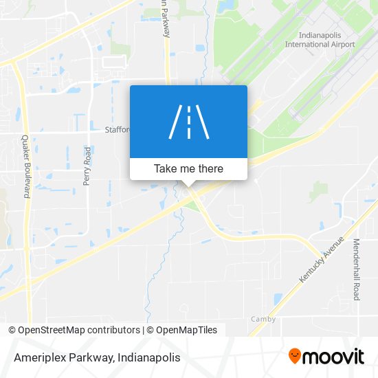 Ameriplex Parkway map