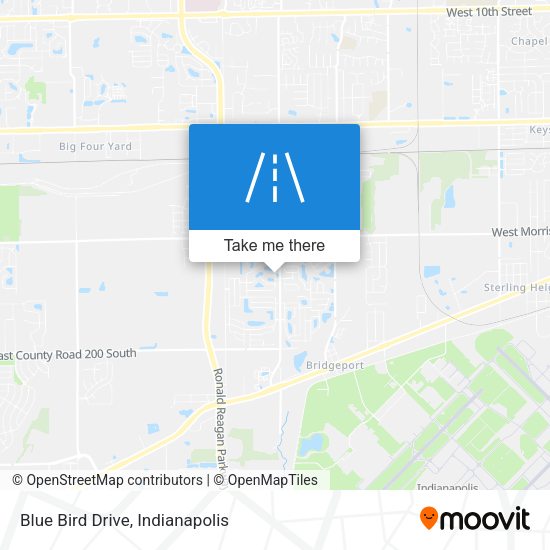 Blue Bird Drive map