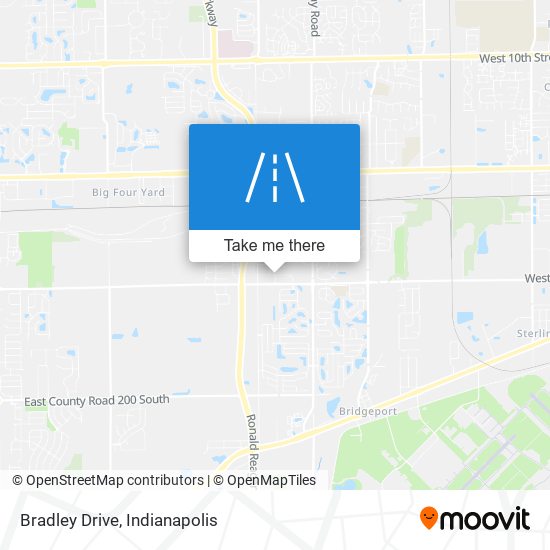 Bradley Drive map