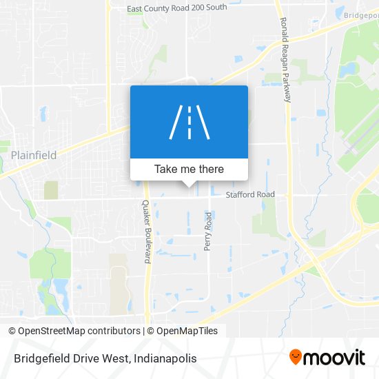 Bridgefield Drive West map