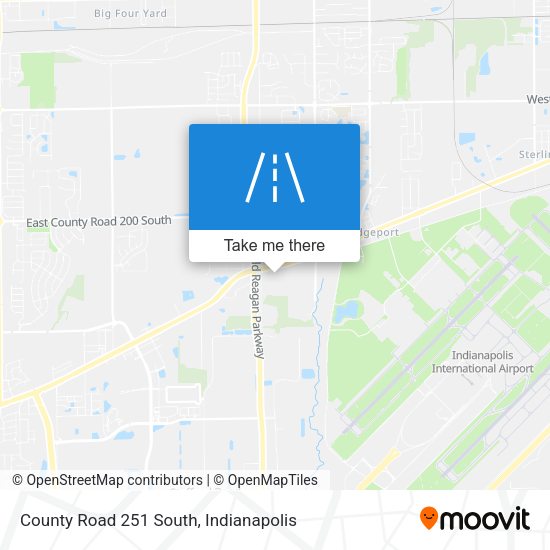 County Road 251 South map