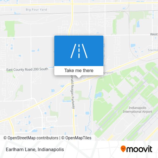 Mapa de Earlham Lane