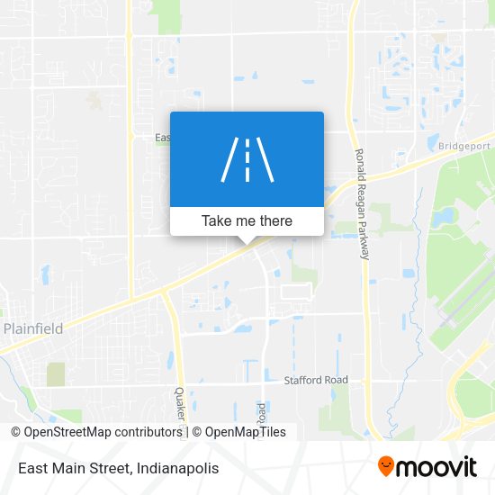 Mapa de East Main Street
