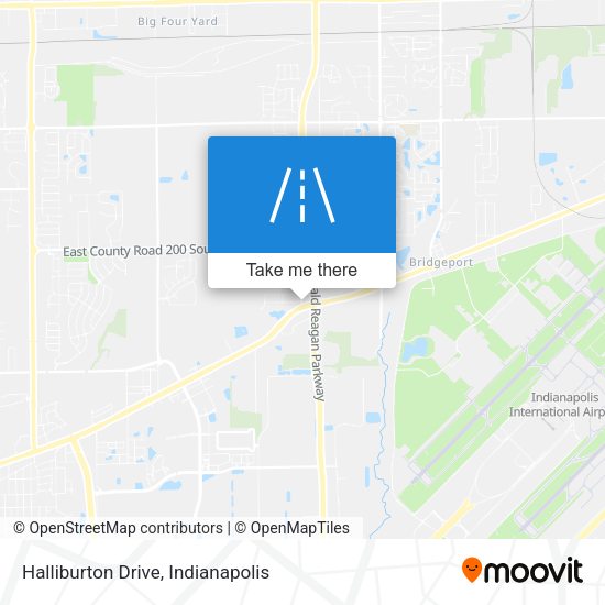 Halliburton Drive map