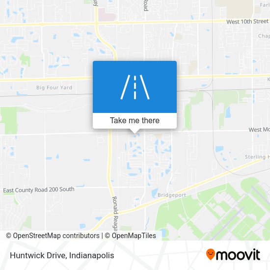 Huntwick Drive map