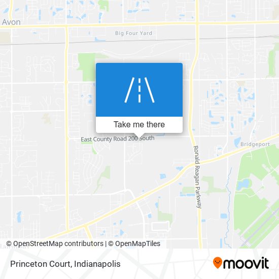 Mapa de Princeton Court