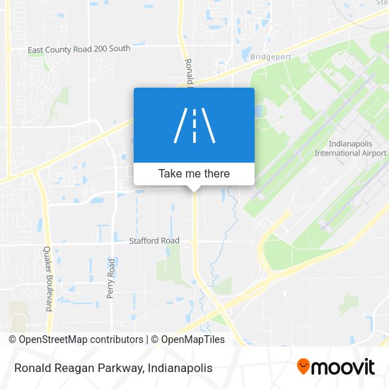 Mapa de Ronald Reagan Parkway