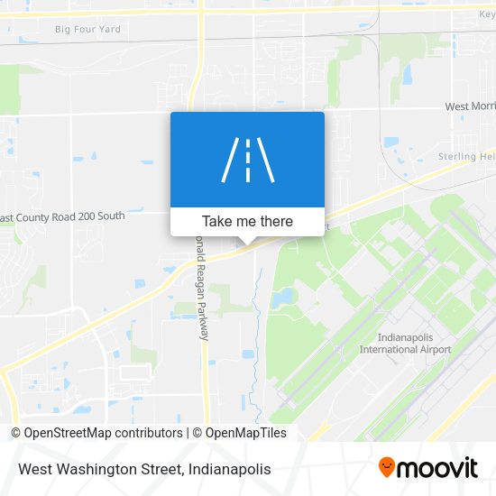 Mapa de West Washington Street