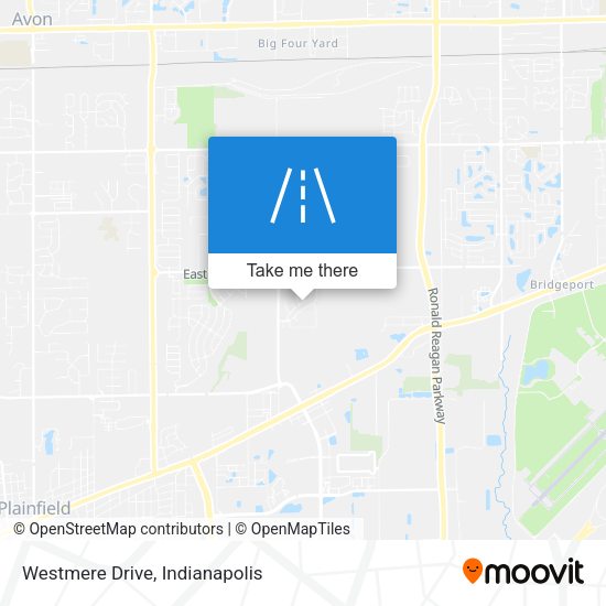 Westmere Drive map