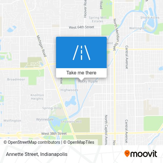 Annette Street map