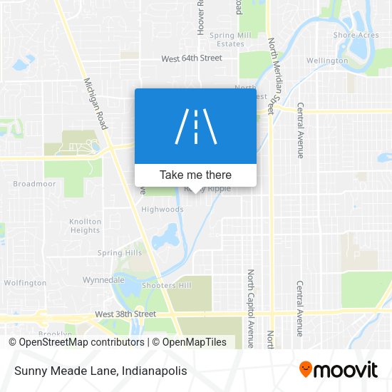 Sunny Meade Lane map
