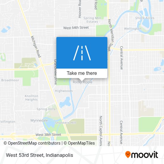 Mapa de West 53rd Street
