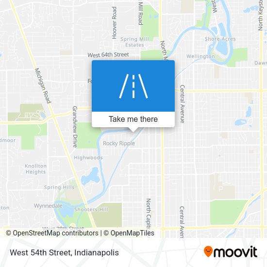 West 54th Street map