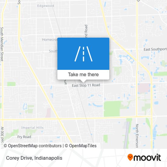 Mapa de Corey Drive
