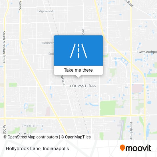 Hollybrook Lane map