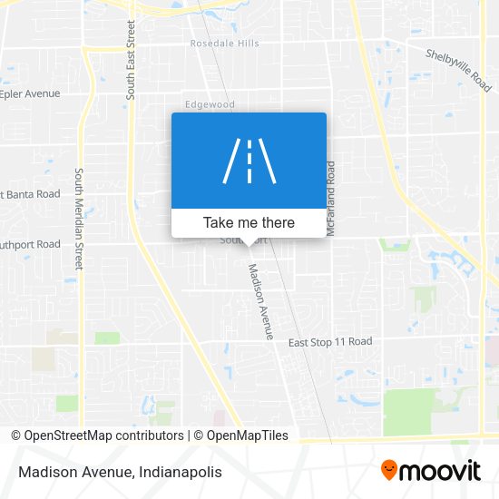 Madison Avenue map