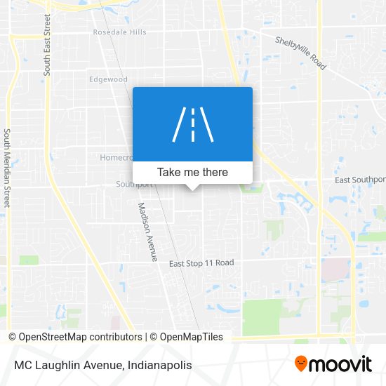 Mapa de MC Laughlin Avenue