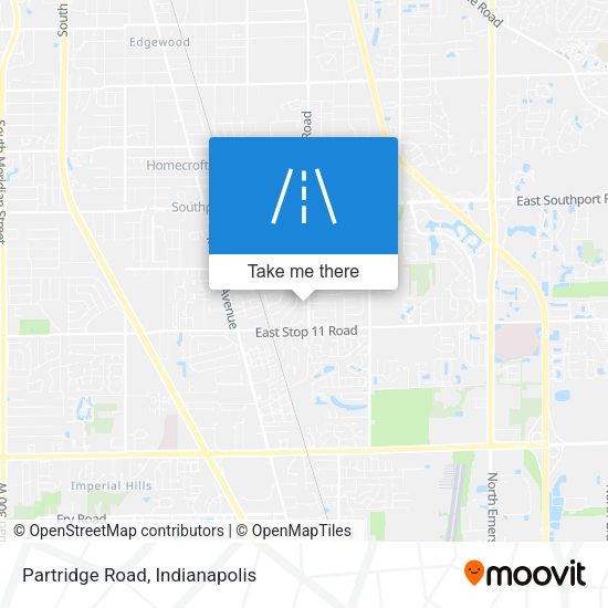 Mapa de Partridge Road