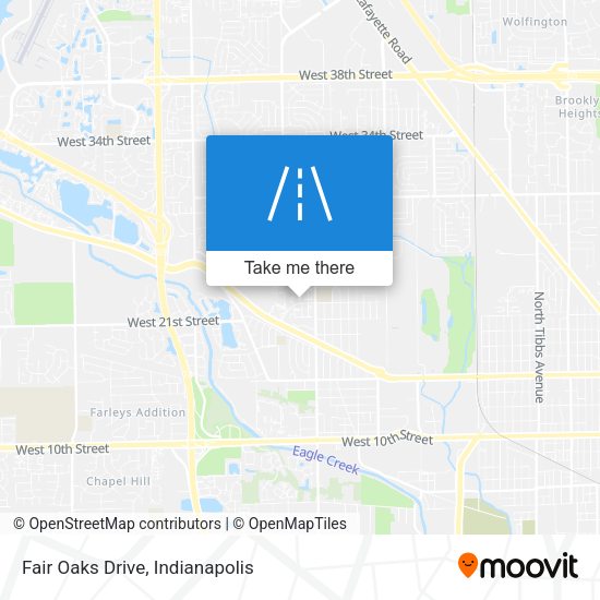 Fair Oaks Drive map