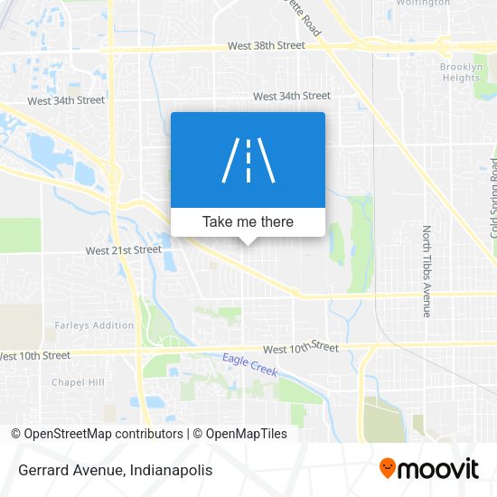 Gerrard Avenue map