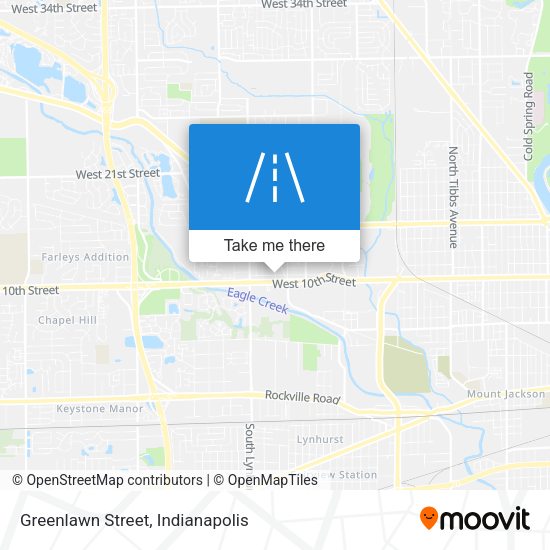 Greenlawn Street map