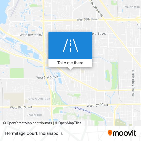 Hermitage Court map