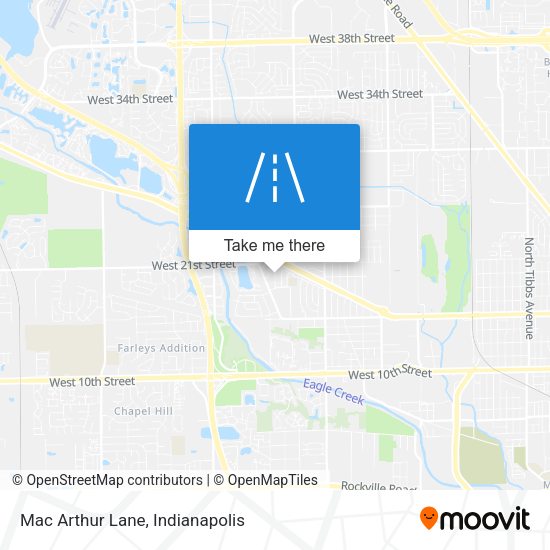 Mapa de Mac Arthur Lane