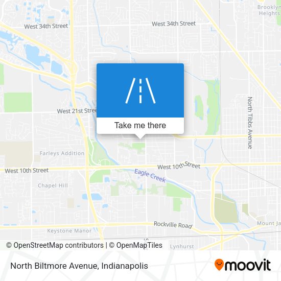North Biltmore Avenue map