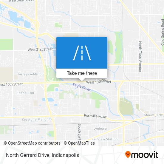 North Gerrard Drive map