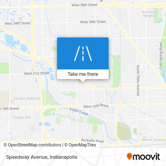 Mapa de Speedway Avenue