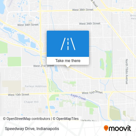 Mapa de Speedway Drive