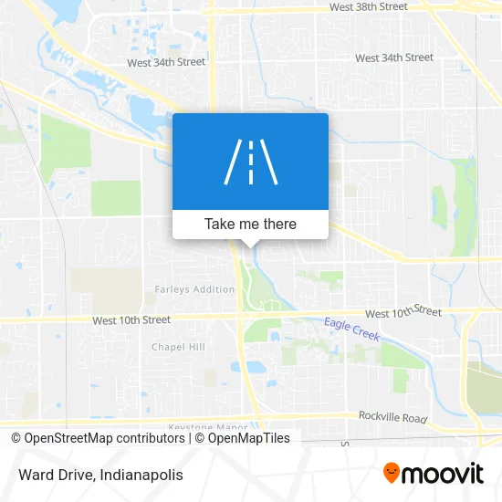 Ward Drive map