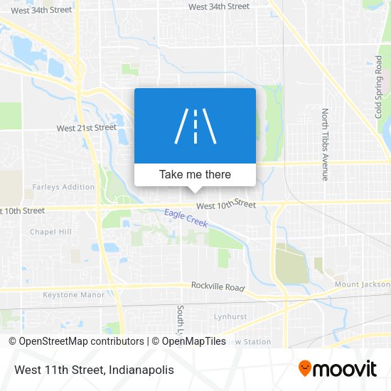 Mapa de West 11th Street