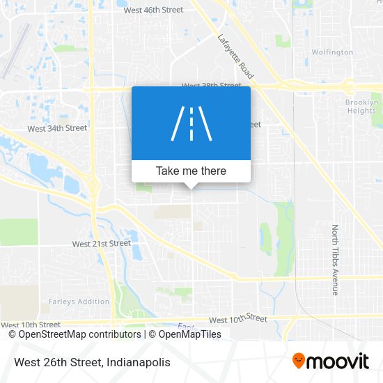 Mapa de West 26th Street