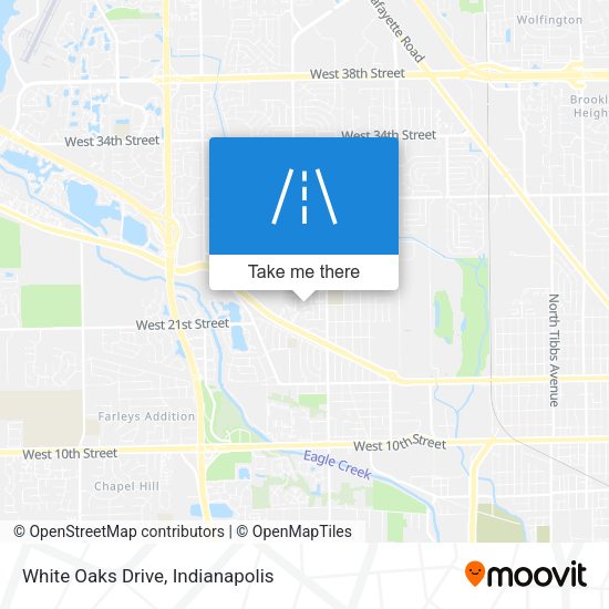 White Oaks Drive map