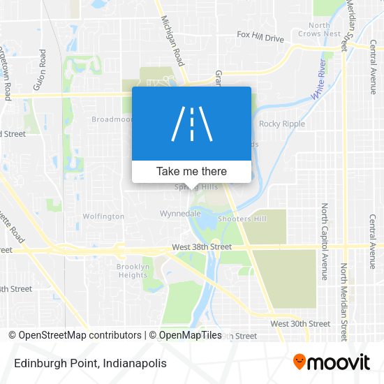 Edinburgh Point map