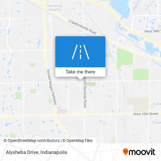 Alysheba Drive map