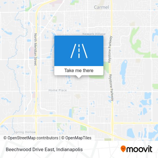 Beechwood Drive East map