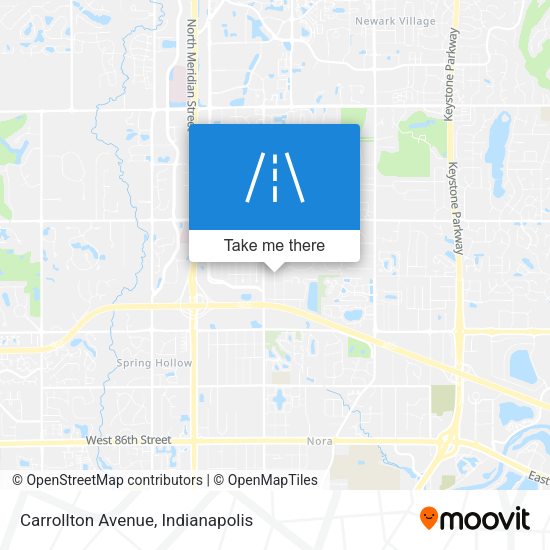 Mapa de Carrollton Avenue