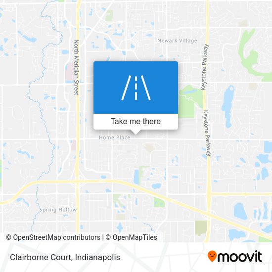 Clairborne Court map
