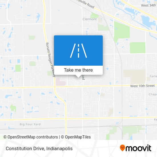 Mapa de Constitution Drive