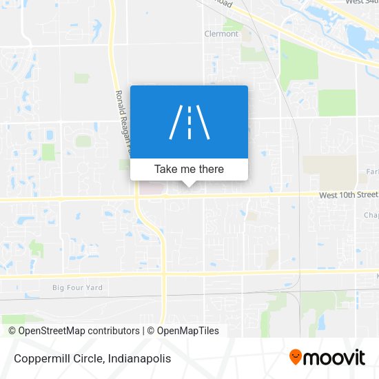 Coppermill Circle map
