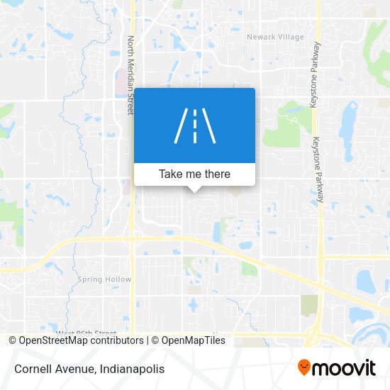 Cornell Avenue map