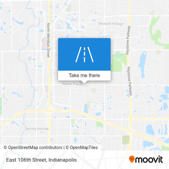 Mapa de East 106th Street
