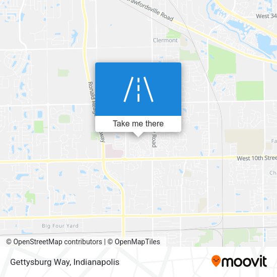 Gettysburg Way map