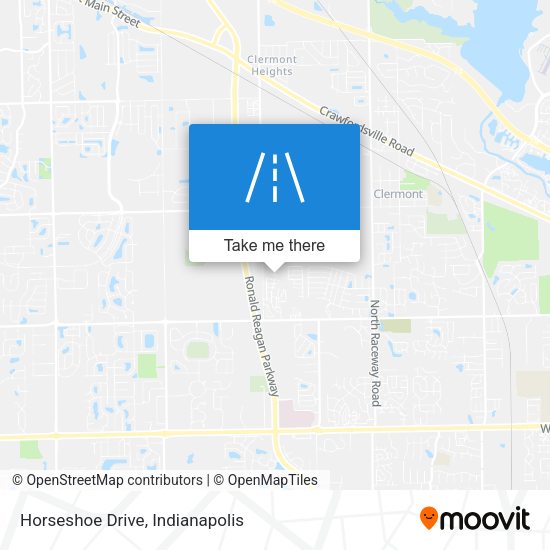 Horseshoe Drive map