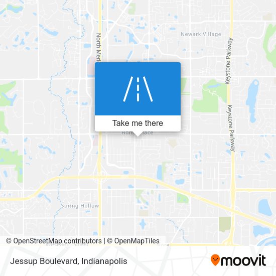 Jessup Boulevard map