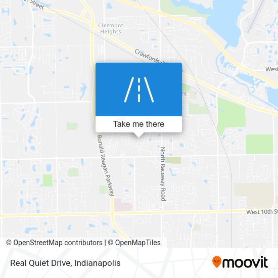 Real Quiet Drive map